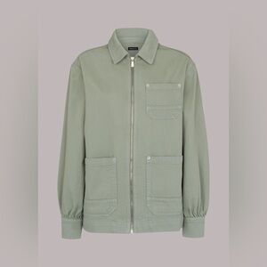 WHISTLES Zip Front Cargo Jacket